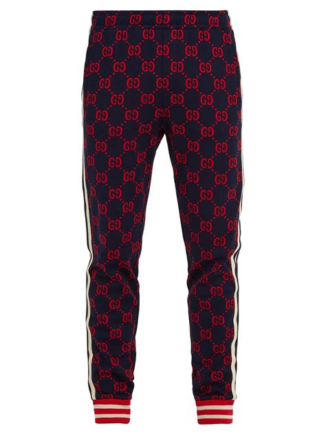 gucci jacquard pants|blue Gucci leggings.